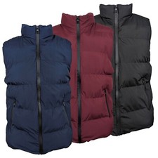 Mens Body Warmer Gilet Waistcoat Padded Quilted Sleeveless Coat Tank Top Gillet