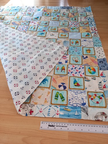 Handmade patchwork blanket - patchwork,