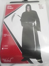 New - Men's - Wicked - Grim Reaper Costume  - Plus Size