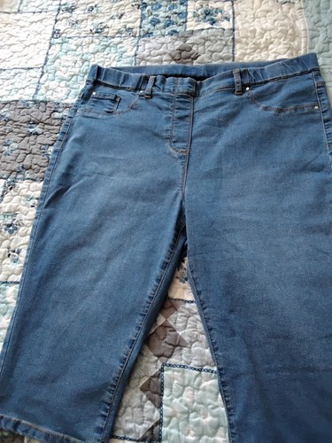 Denim pedal pusher - denim,