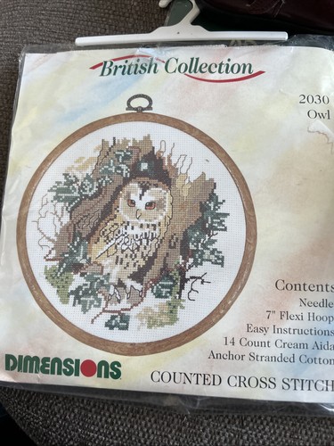 Counted cross stitch 2030 - cross, owl