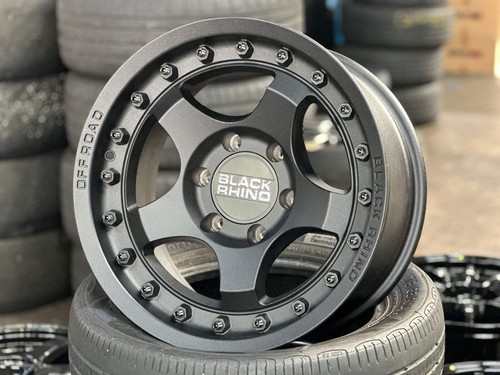 New 17x8 black rhino - black,