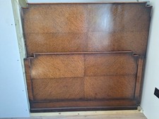 Art Deco 1930s Double Bed Headboard and Footboard