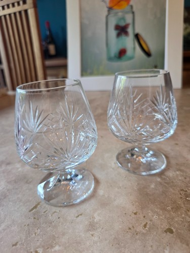 Pair vintage edinburgh - pair, crystal