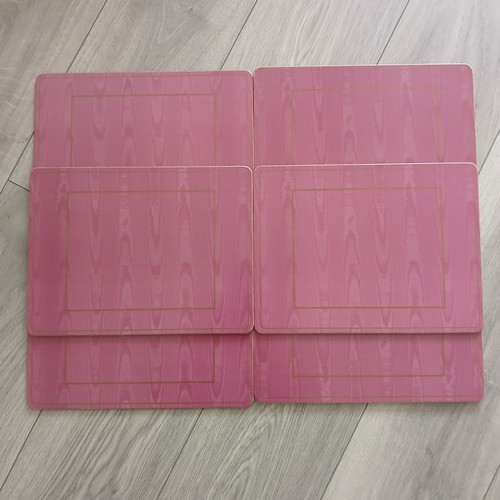 Pimpernel tablemats moire ruby - moire,