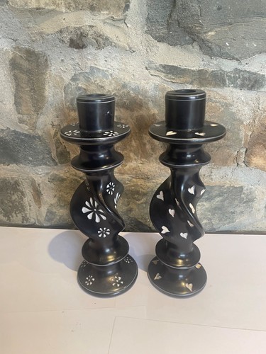 Hand carved and etched - hand,