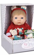 Tiny Treasure The Christmas Mouse Baby Doll Set - 44cm