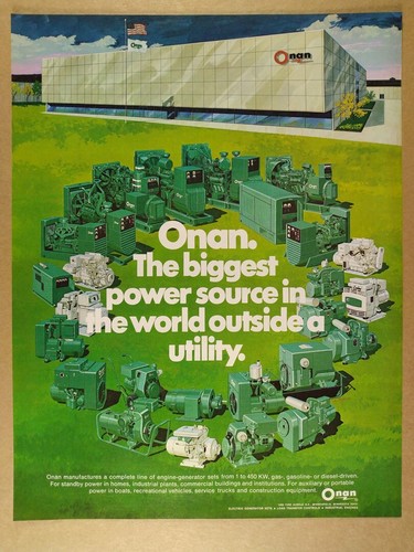1972 onan engine - onan, engine-generator