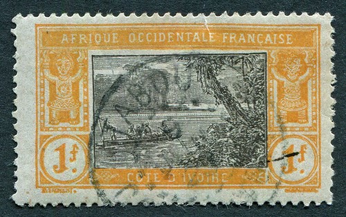 Ivory coast 1913 sg57 - coast,