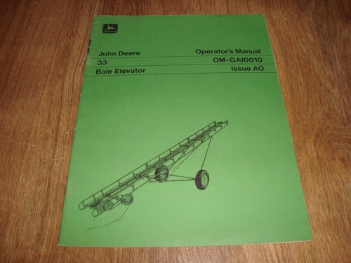 John deere operators manual - john,