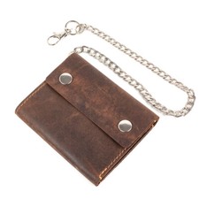 Mens Leather Biker wallet