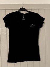 Ladies Heineken T-Shirt Size Large L 100% Cotton V-Neck Bartender Shot Girl Pub