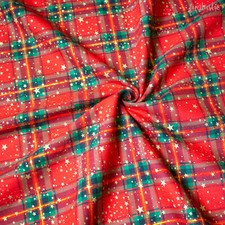Christmas Cotton Fabric Red