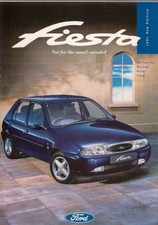 Ford Fiesta 1995-96 UK Market Sales Brochure Ghia Si LX Encore