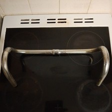 Vintage Chrome Drop Bar 39cm 25.4mm Clamp 22.2mm bars