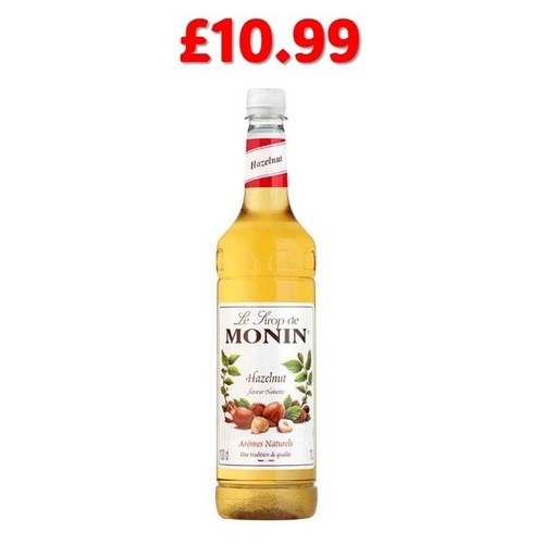 Monin syrup premium hazelnut - monin,