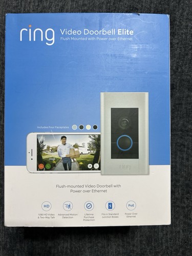 Ring video doorbell elite - video,