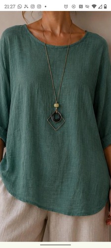 Italian cotton tunic top with - cotton,