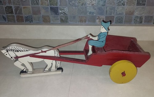 Primitive horse cart - cart, &
