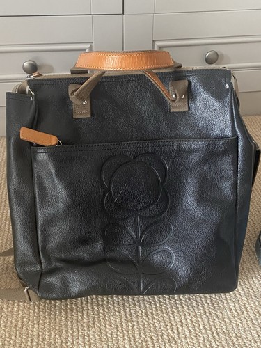 Orla kiely leather rucksack - orla,