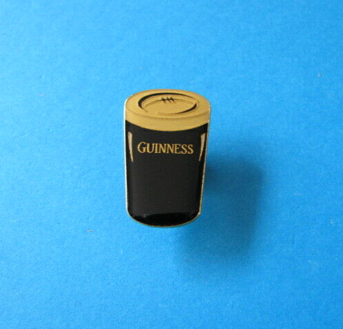 Guinness pint pin badge - pint,
