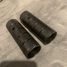 2 Pairs of Bike Stunt Cylindrical Pedals Fit 10mm Axle for Trick BMX Bike