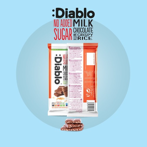 Diablo milk chocolate - diablo,