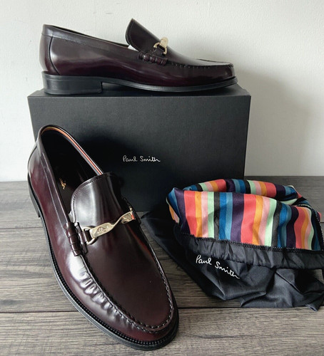 Paul smith burgundy leather - burgundy,