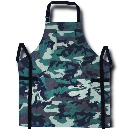 Camo apron waterproof - apron, chef