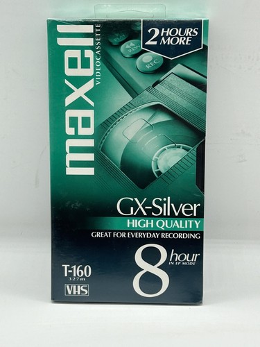 Maxwell vhs tape silver - vhs,