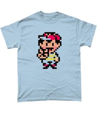 Earthbound T Shirt Ness Video Game Retro 80s Game Boy Donkey Kong Mario Qix G066