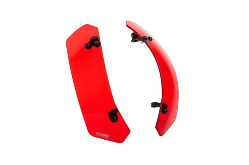 Puig red lower wind deflectors - lower,