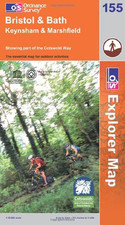 Bristol and Bath (OS Explorer Map Series) by Ordnance Survey Sheet map, folded