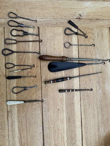Vintage button hooks - vintage,