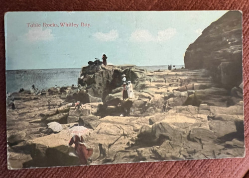 Antique postcard whitley bay - whitley,