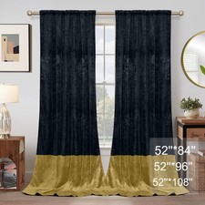Luxury Crushed Velvet Blackout