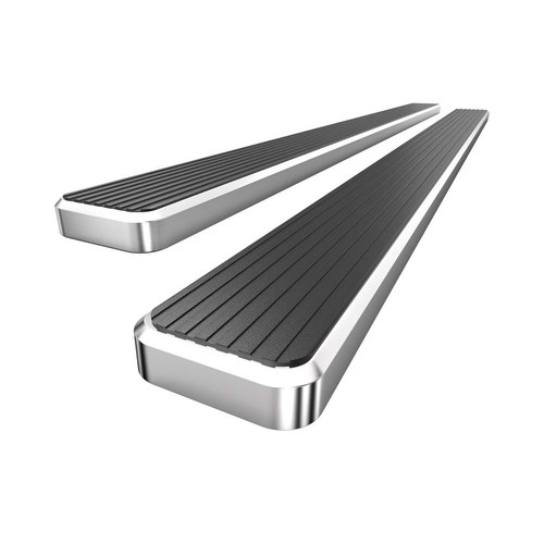 Stainless running boards - running,