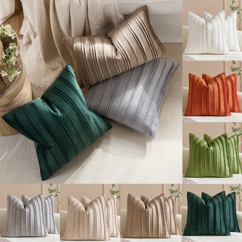 New velvet striped pleated - new,