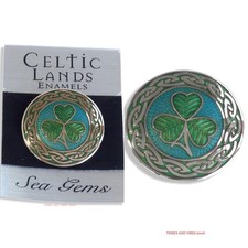 Irish Shamrock Brooch by Sea