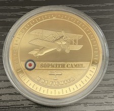 Sopwith camel - Aircraft of the RAF Commemorative Collection - Coin / Medallion
