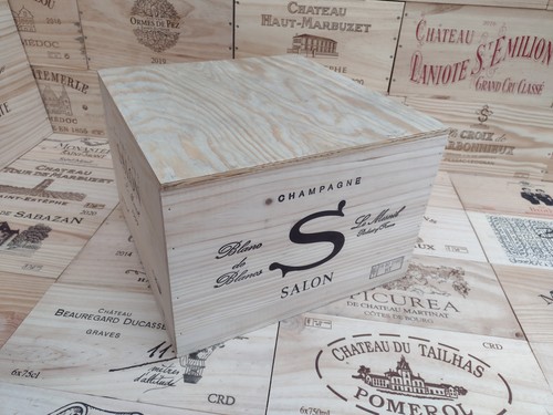 Wooden wine box crate with - box,
