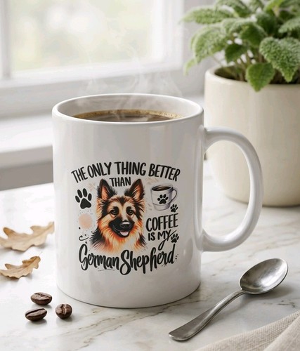 German shepherd coffee - shepherd,