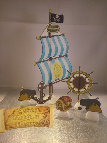 Pirate ship sail set edible - sail,