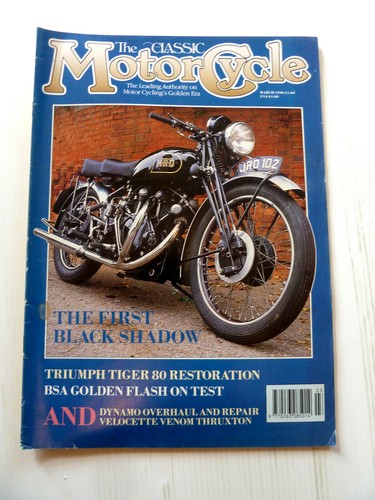 March 1990 classic motorcycle - march,