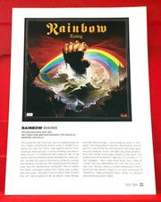 Rainbow Rising Album Cover Art PICTURE / PRINT 12" x 9" Ritchie Blackmore