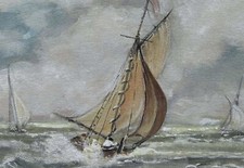 Seascape Watercolour Thames