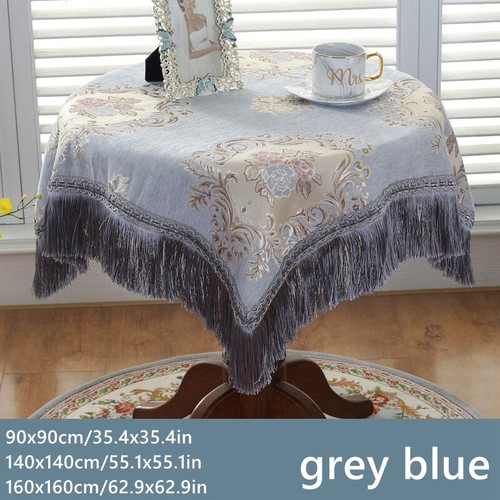Chenille tassel tablecloth - chenille,