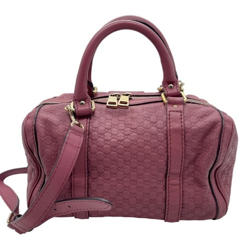 Gucci shima pink leather - gg,