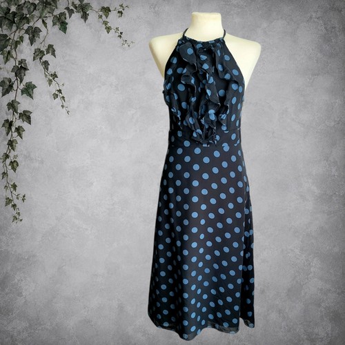 Monsoon y2k silk - halter, midi