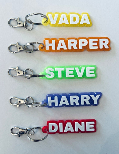 Printed personalised name - personalised,